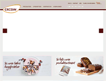 Tablet Screenshot of credin.dk